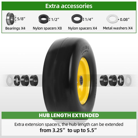 AR-PRO accesorios incluidos: cojinetes, separadores y arandelas para montaje fácil