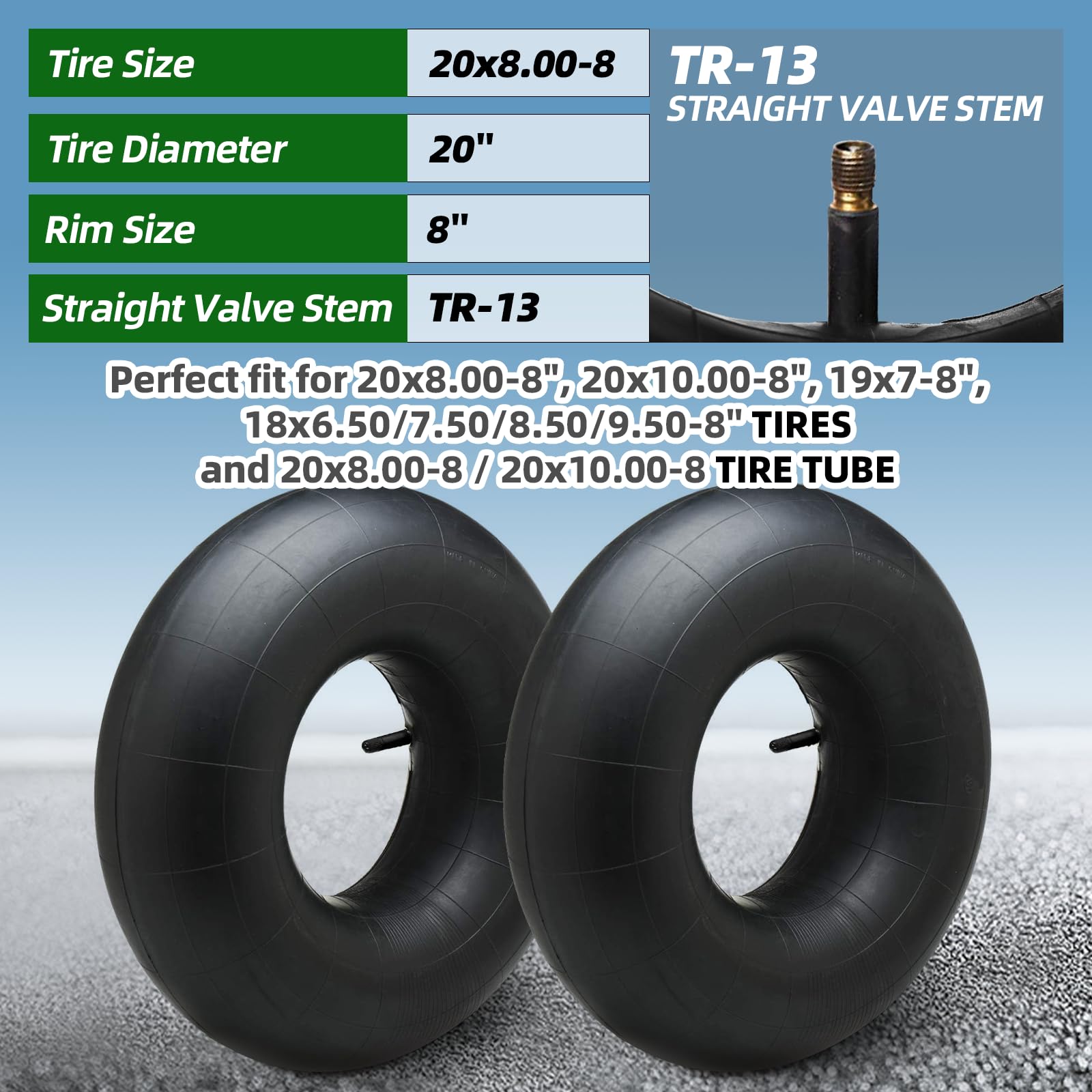 AR-PRO vástago TR-13 recto en primer plano, compatibilidad estándar