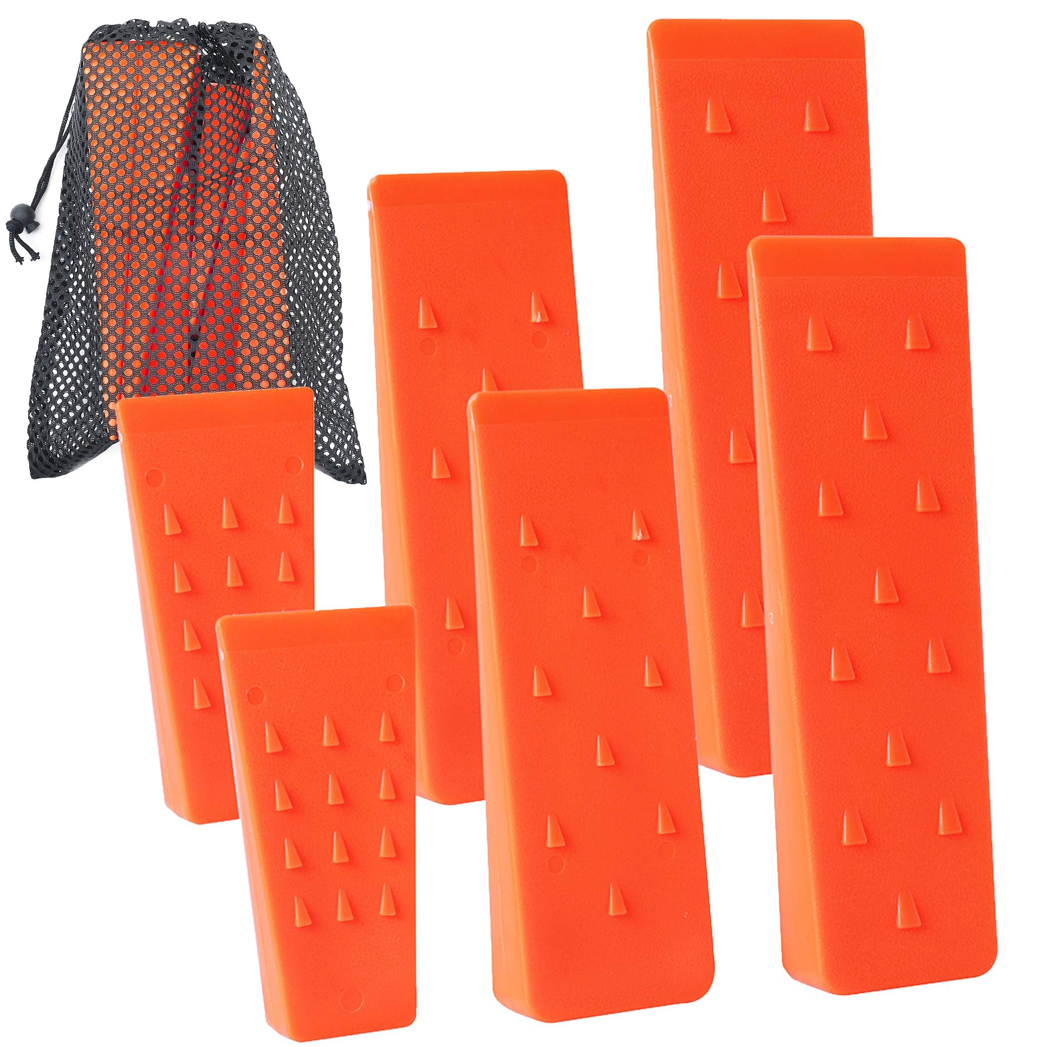 AR-PRO pack frontal de cuñas mostrando tamaños y bolsa, mayor organización