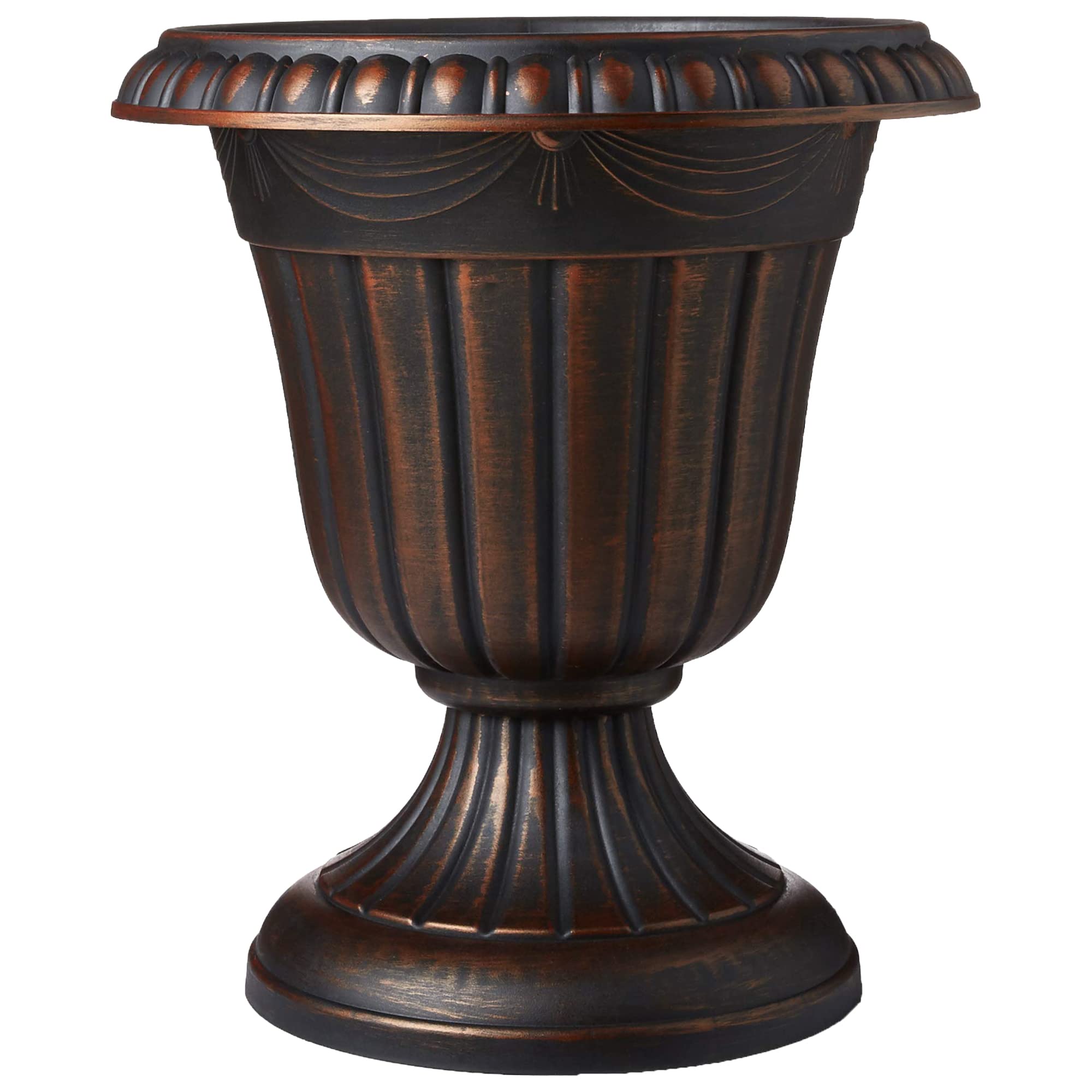 Arcadia Garden urna frontal cobre cepillado con acabado elegante y durable