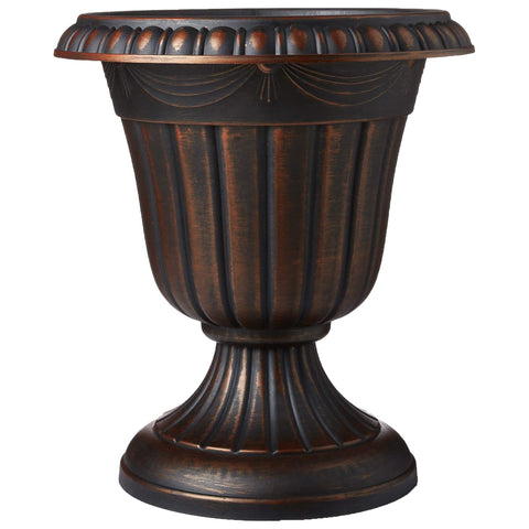 Arcadia Garden urna frontal cobre cepillado con acabado elegante y durable