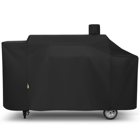 Arcedo funda frontal cubriendo Pit Boss 1100, protege de lluvia