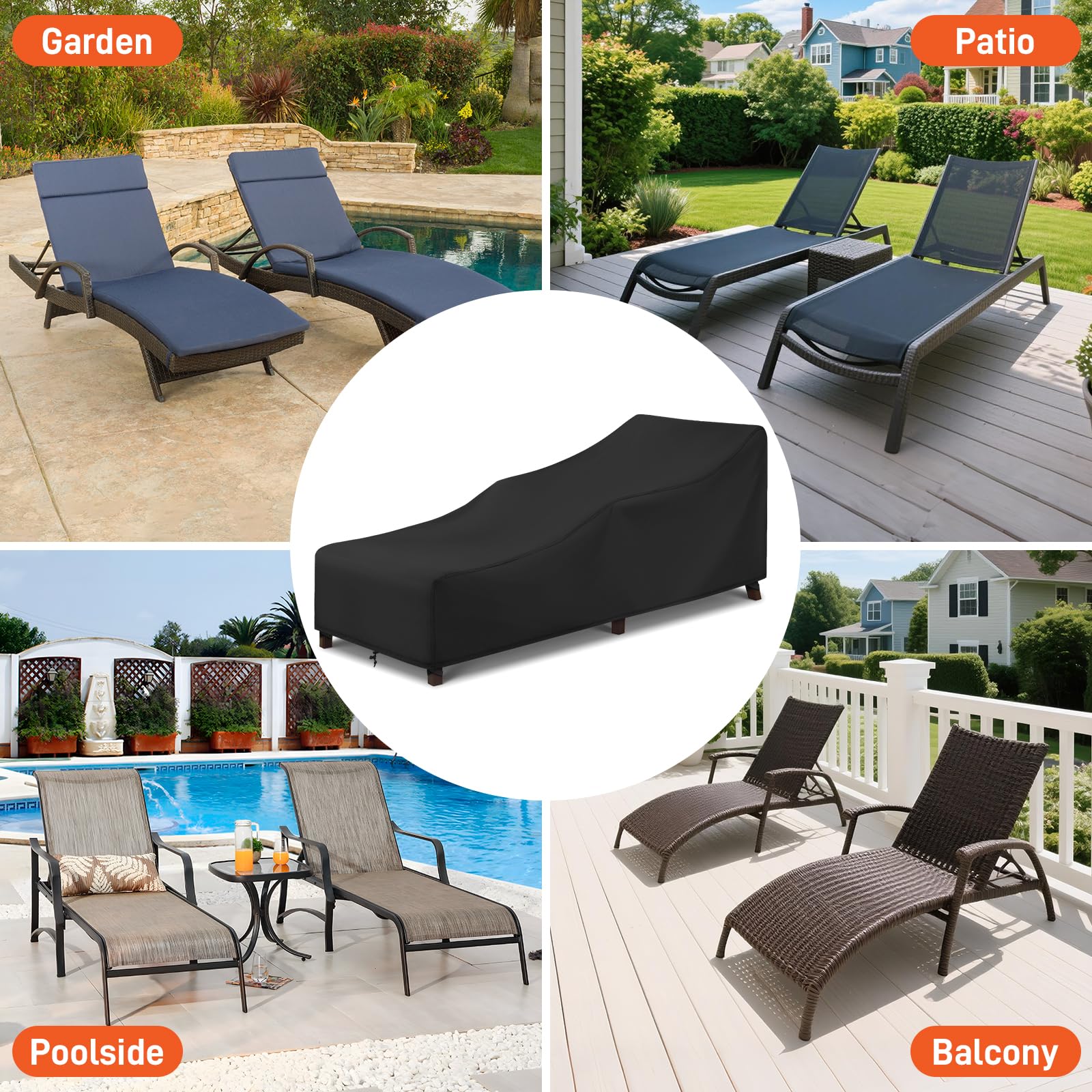 Arcedo escena lifestyle en jardín mostrando integración estética y protección