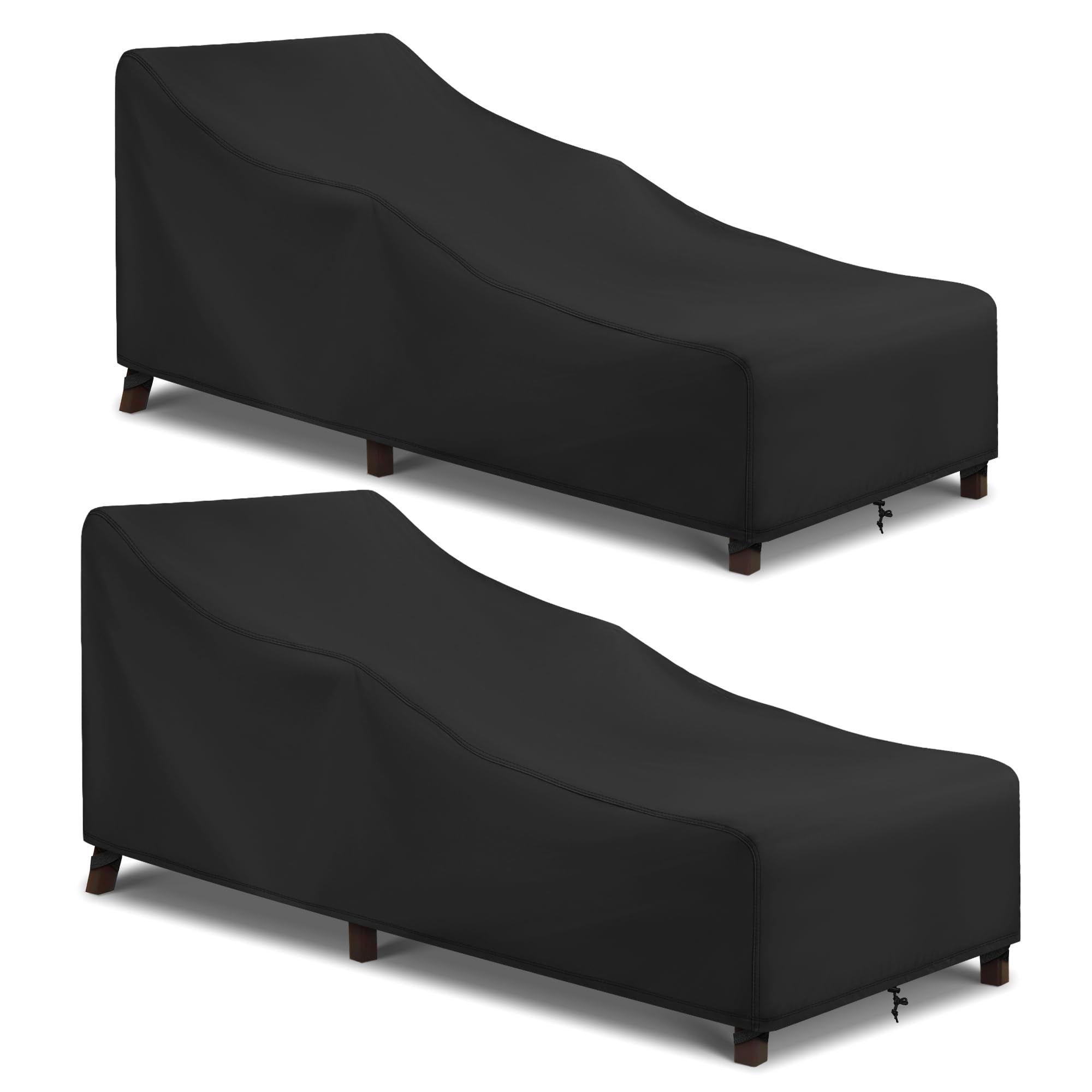 Arcedo funda frontal protegiendo tumbona, aspecto elegante y resistente