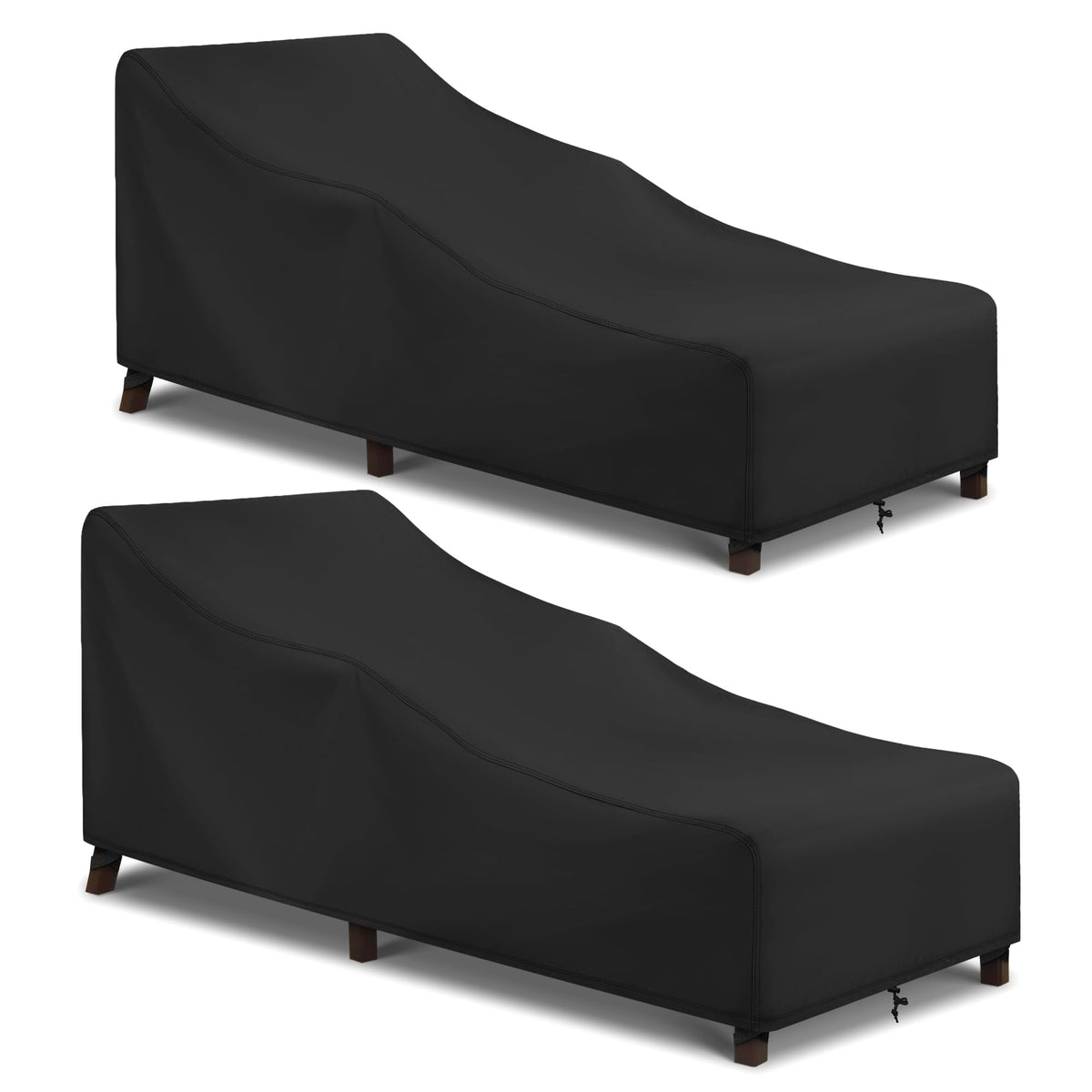 Arcedo funda frontal protegiendo tumbona, aspecto elegante y resistente