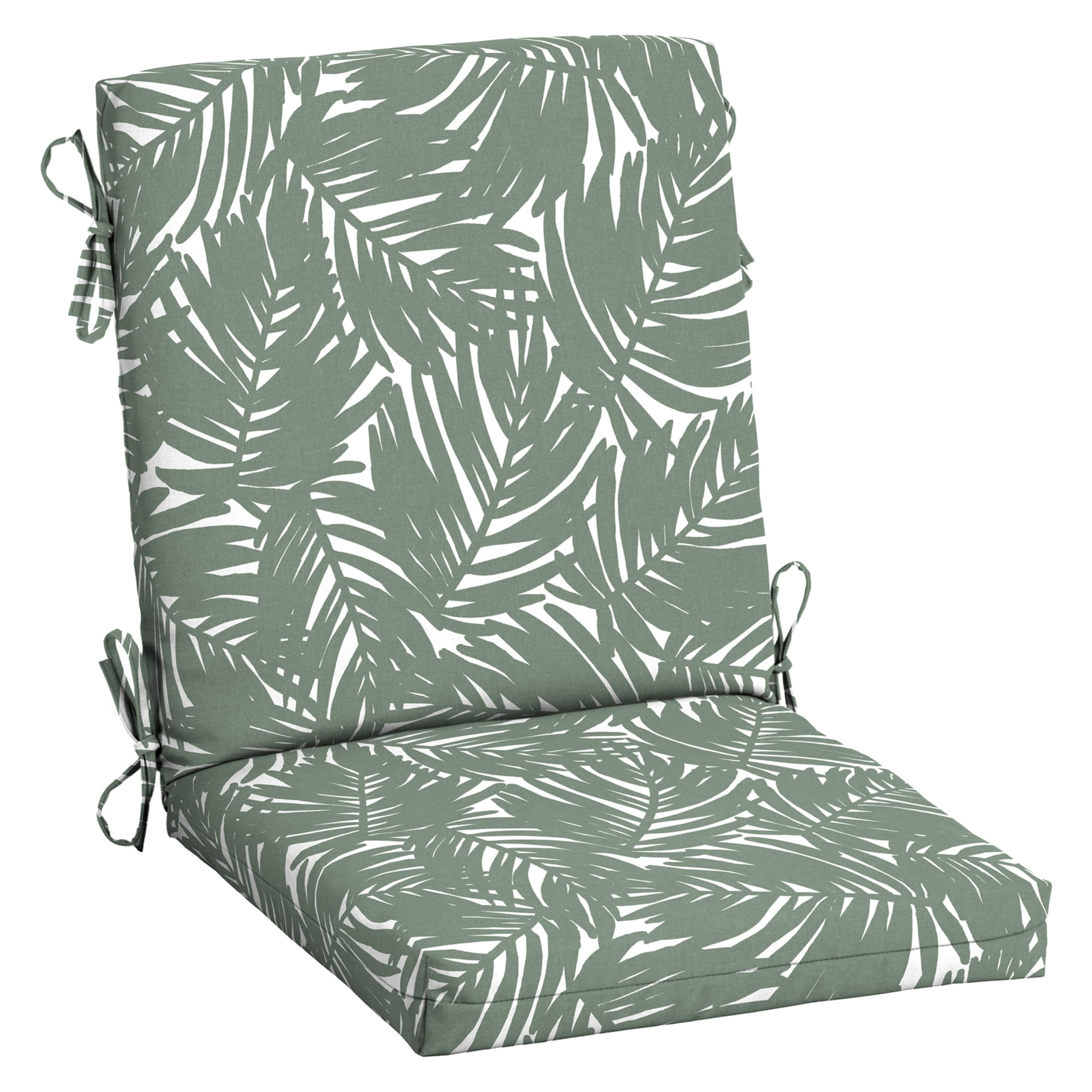 Arden Selections cojín frontal Sage King Palm mostrando color y forma