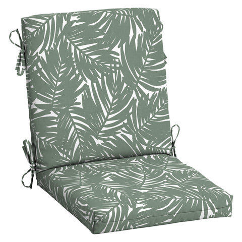 Arden Selections cojín frente Sage King Palm muestra diseño acogedor
