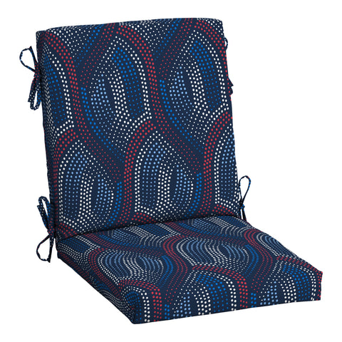 Arden Selections cojín frontal Sapphire Liberty Mosaic mostrando diseño y color vibrante