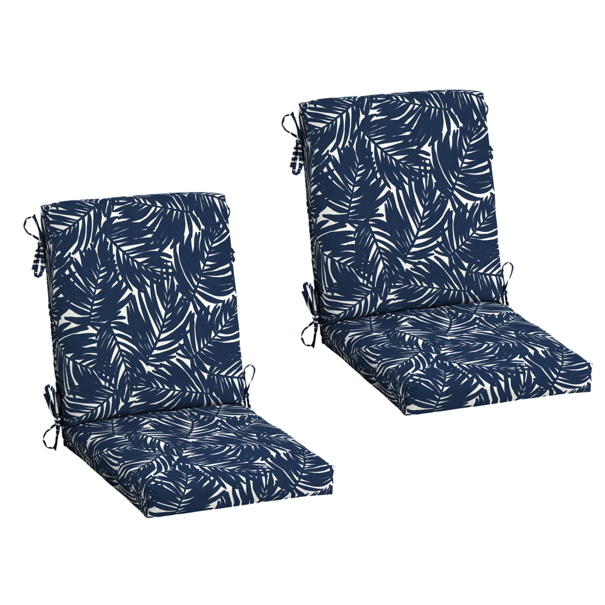Arden Selections cojín pack frontal azul palm mostrando diseño y color duradero