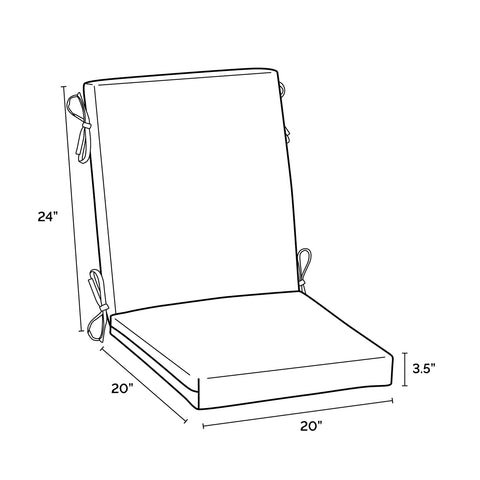 Arden Selections vista lateral mostrando grosor de 3.5 pulgadas para más soporte