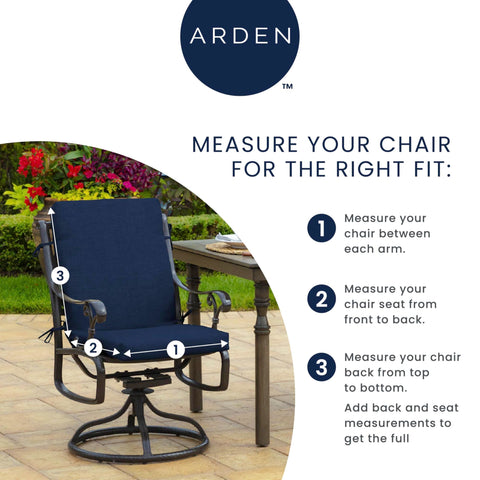 Arden Selections corte de espuma que ilustra soporte firme y forma