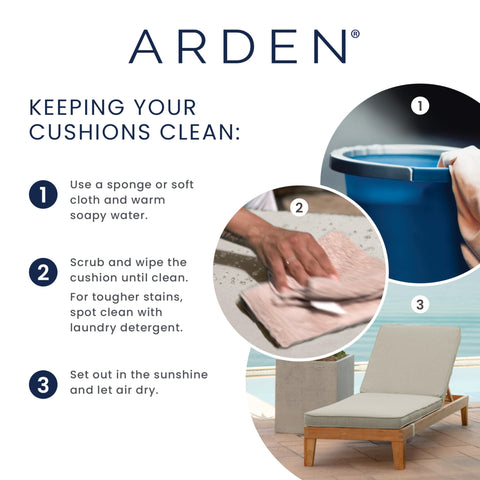 Arden Selections empaque y etiqueta con información de materiales y cuidado