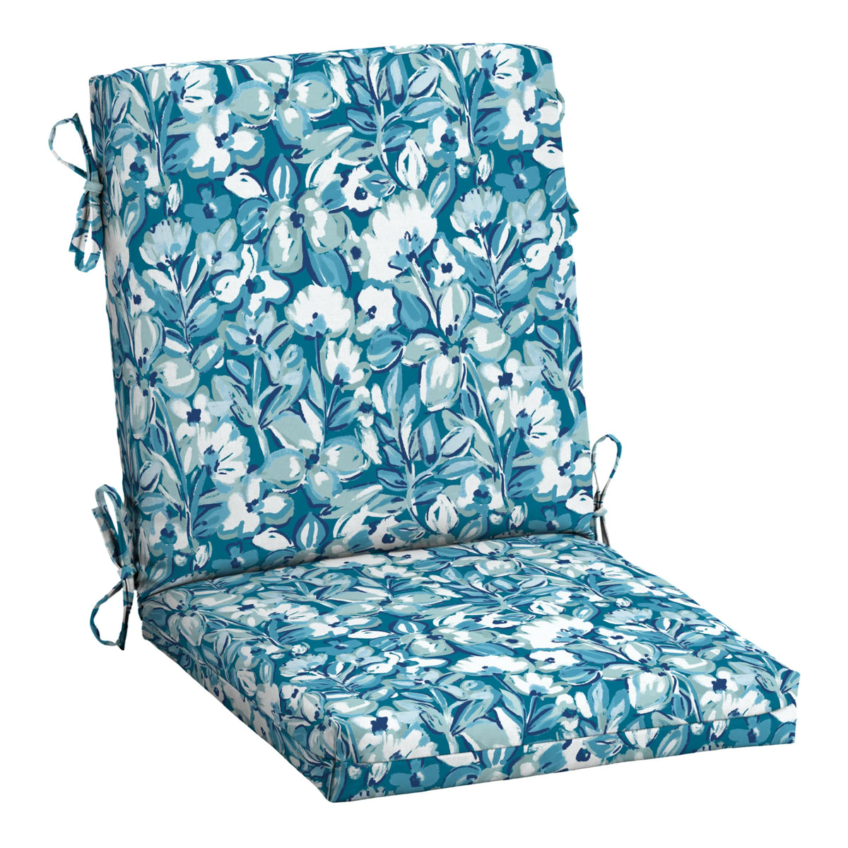 Arden Selections cojín frontal con estampado aqua, color vibrante y protección UV