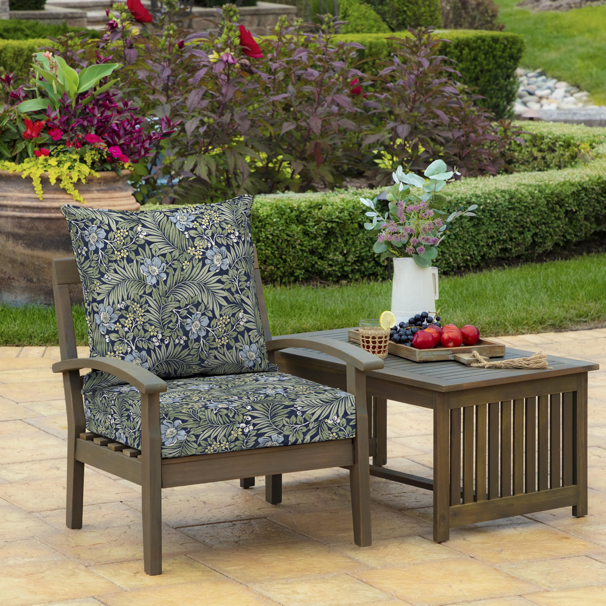 Arden Selections detalle de textura de tejido resistente UV, muestra acabado y protección