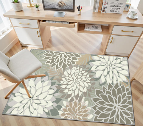 Arenarug ambiente exterior con muebles añade calidez y estilo