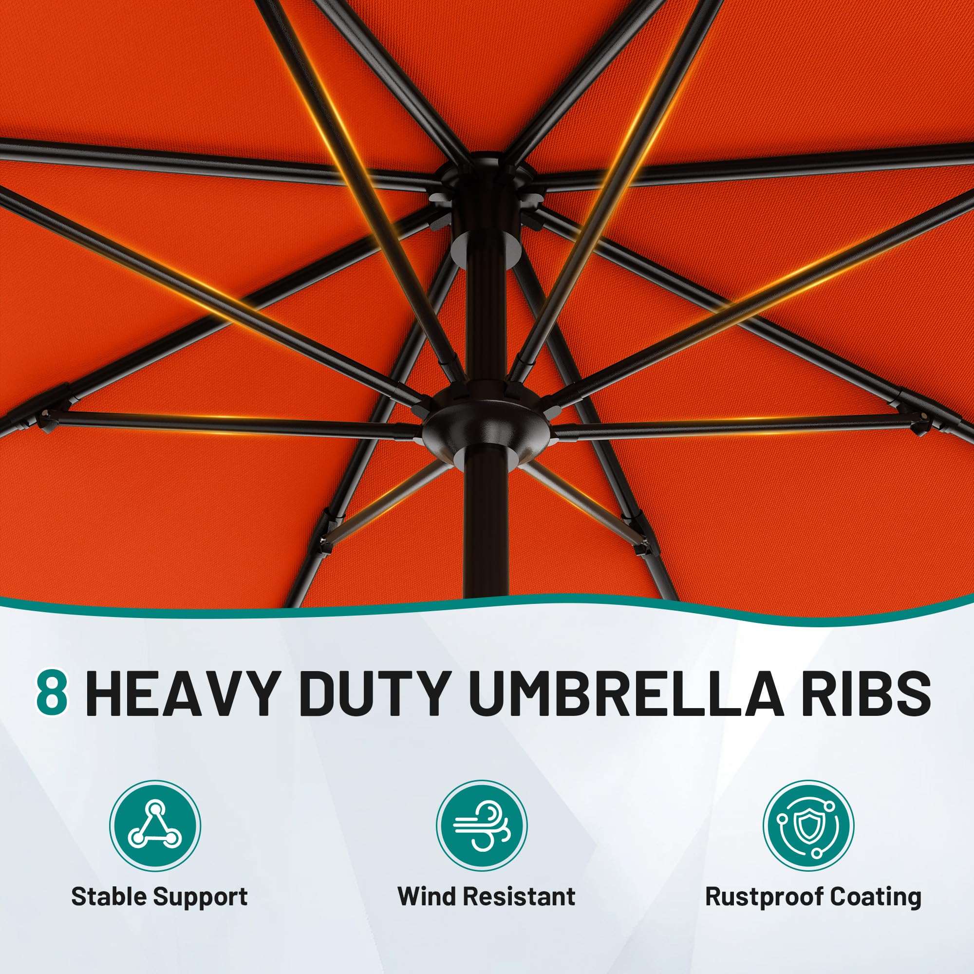 AreShark costillas y ventilación superior que mejoran la estabilidad