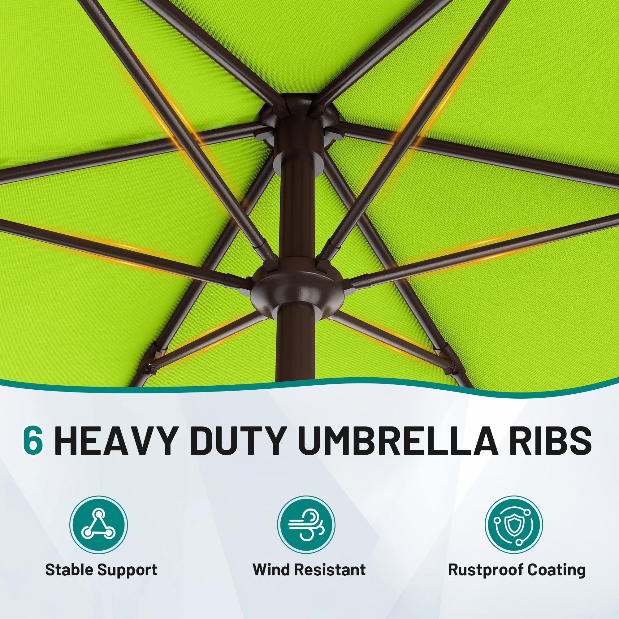 AreShark comparación de escala con mesa de jardín para dimensionar sombra