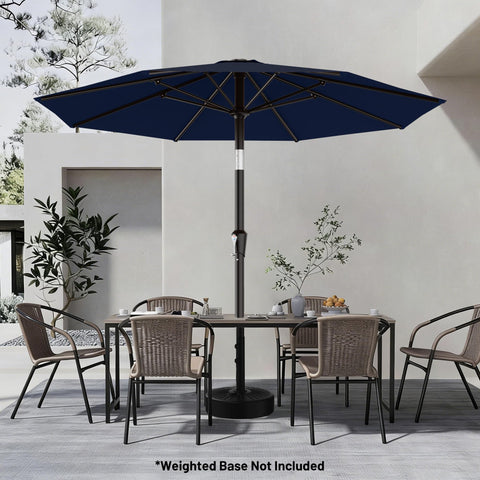 AreShark comparación de escala junto a mesa y sillas que ilustra cobertura real