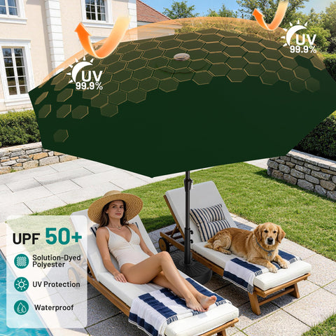 AreShark manivela en uso para abrir fácilmente el parasol