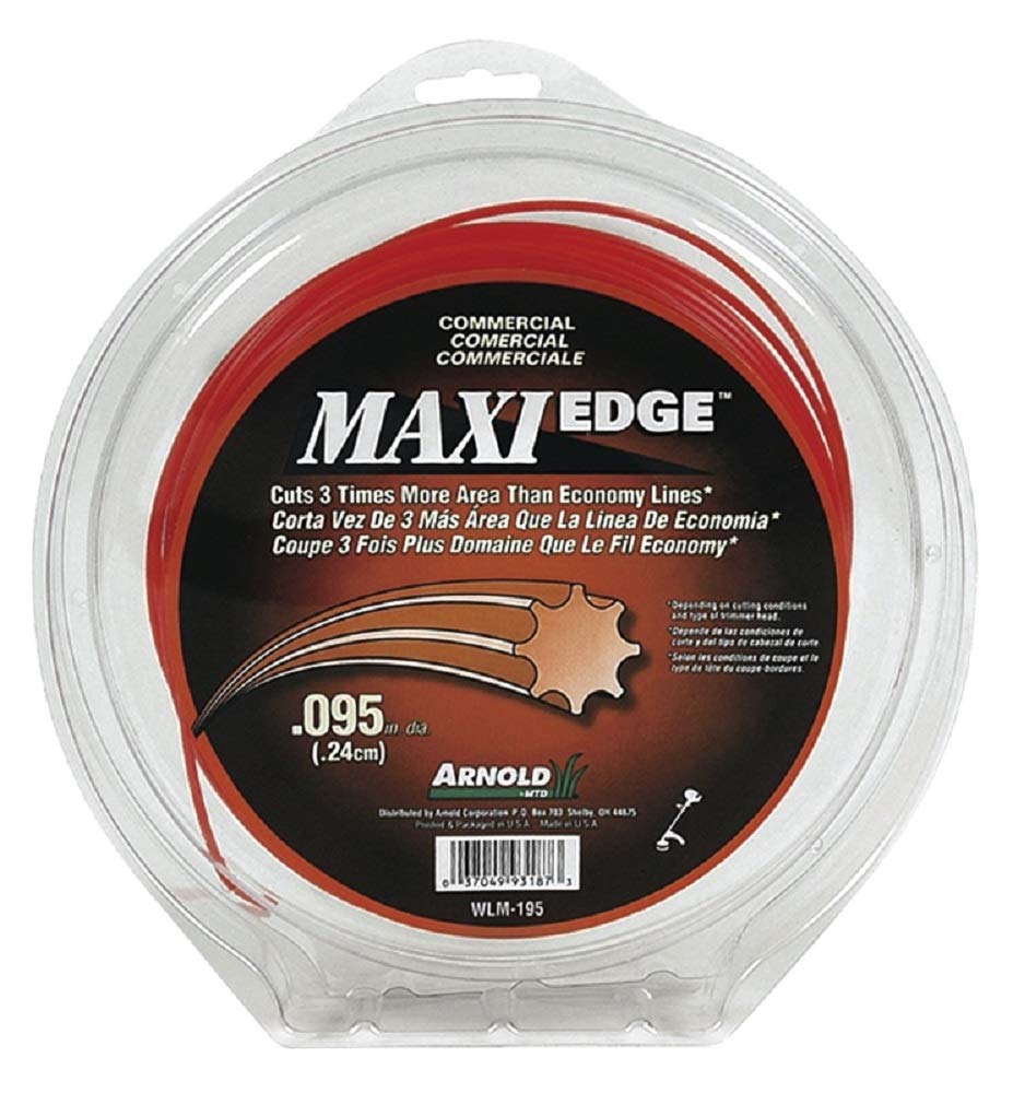 Arnold Maxi-Edge vista frontal del empaque mostrando 10 recambios y beneficio de suministro prolongado