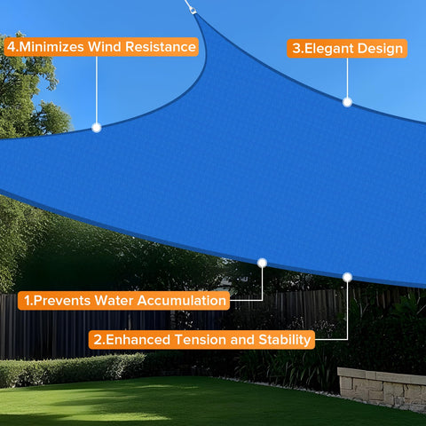 Artpuch vela instalada sobre piscina creando zona fresca y protección solar