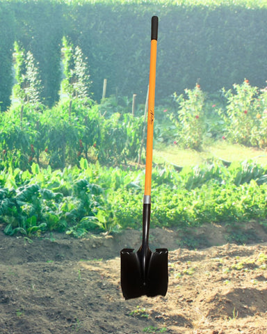 Ashman detalle de hoja endurecida que facilita penetrar tierra compacta