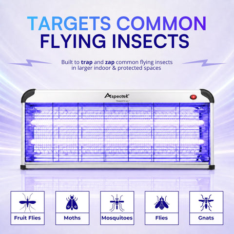 ASPECTEK tubos UV dobles que aumentan atracción de mosquitos y polillas