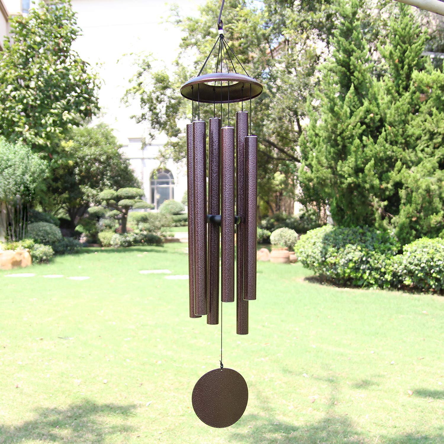ASTARIN campanas de viento frontal mostrando diseño y proporción, aporta belleza al jardín
