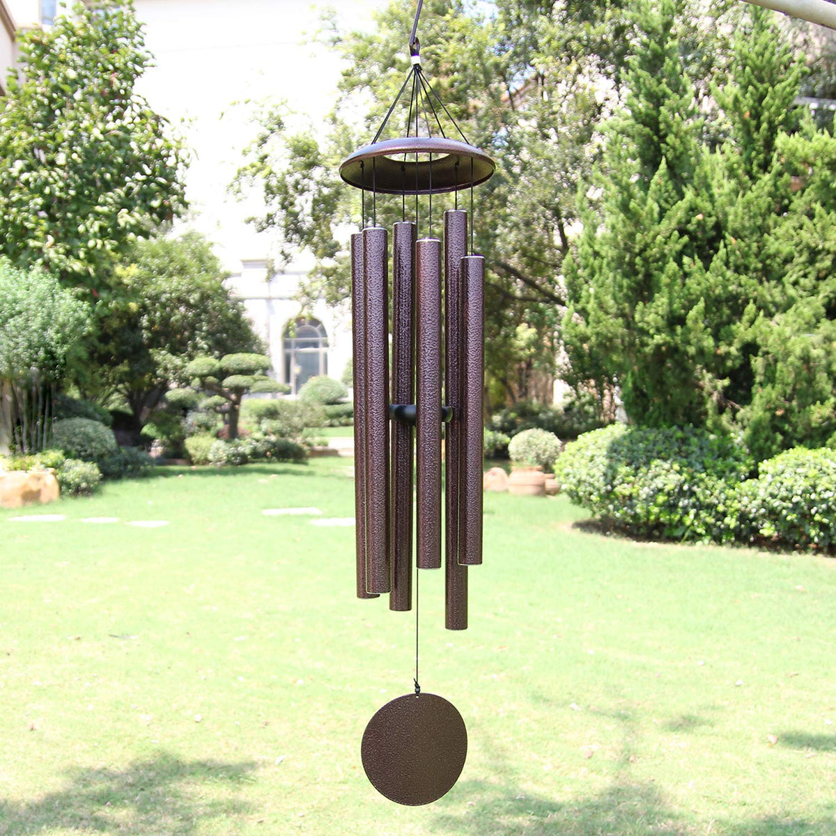 ASTARIN campanas de viento frontal mostrando diseño y proporción, aporta belleza al jardín