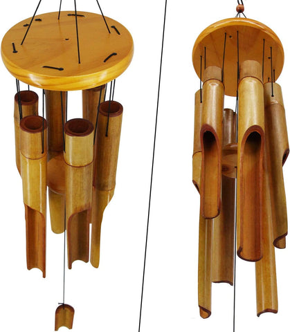 ASTARIN campana colgada en porche creando ambiente relajante