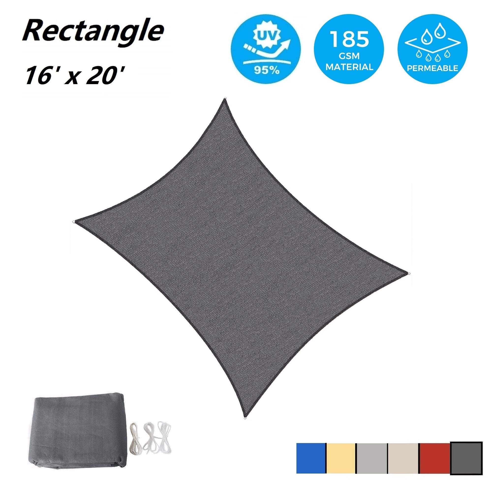 AsterOutdoor textura del tejido HDPE que ofrece ventilación y sombra