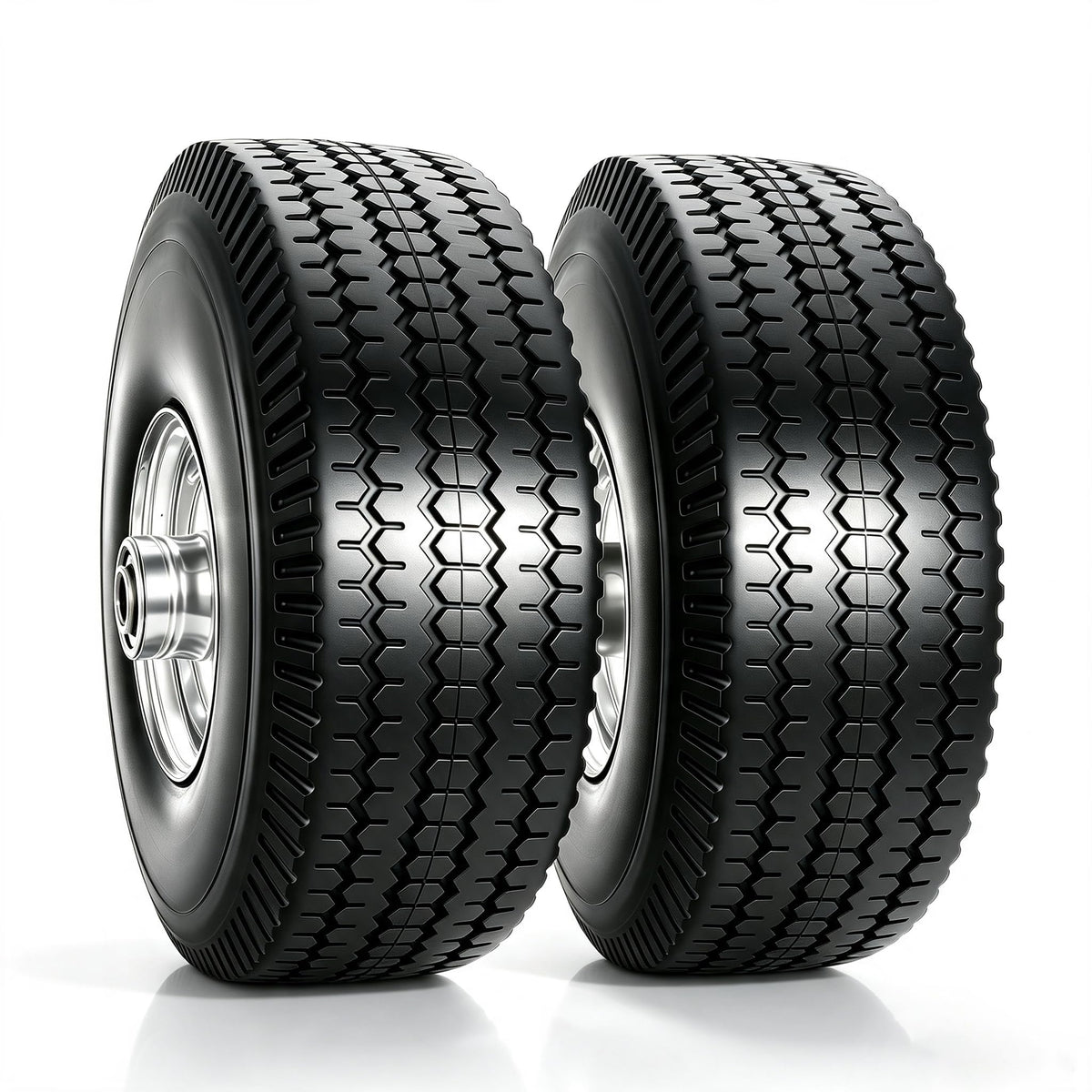 Atlantic rueda frontal pack de 2 mostrando perfil y beneficio resistencia