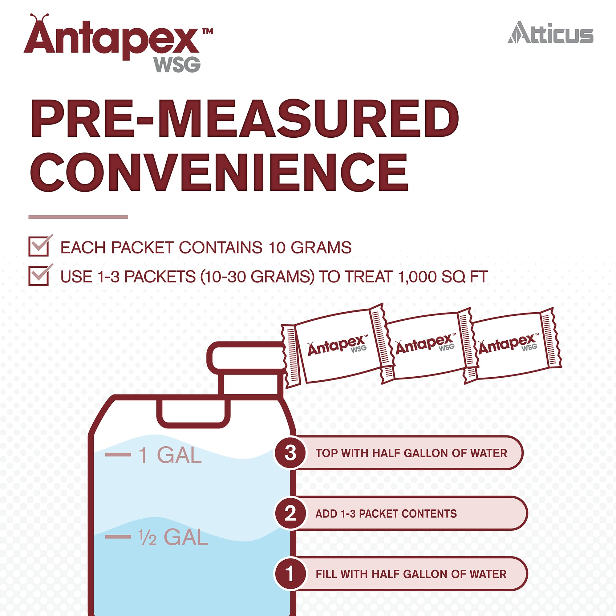 Atticus Antapex WSG aplicándose en grietas y hendiduras para control focal