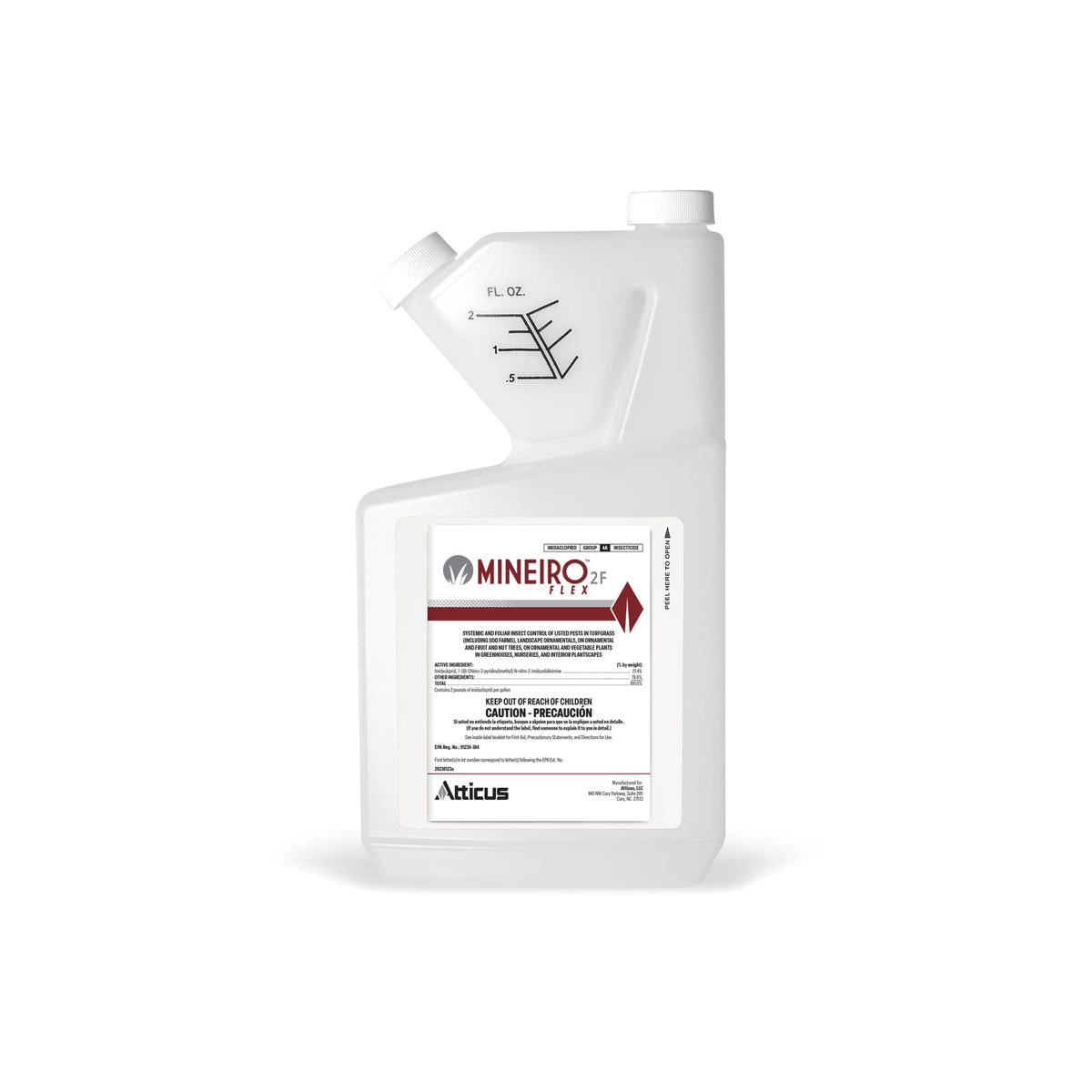 Atticus Mineiro 2F Flex frente del envase mostrando el producto para control preventivo