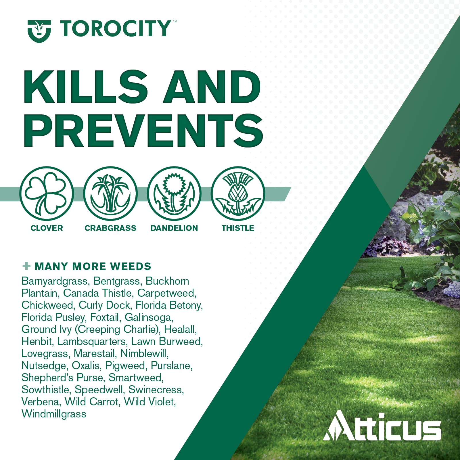 Atticus Torocity concentrado goteando, mezcla uniforme y control