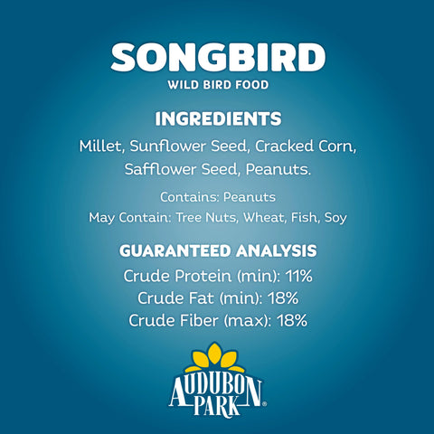 audubon park etiqueta con ingredientes y beneficios visibles