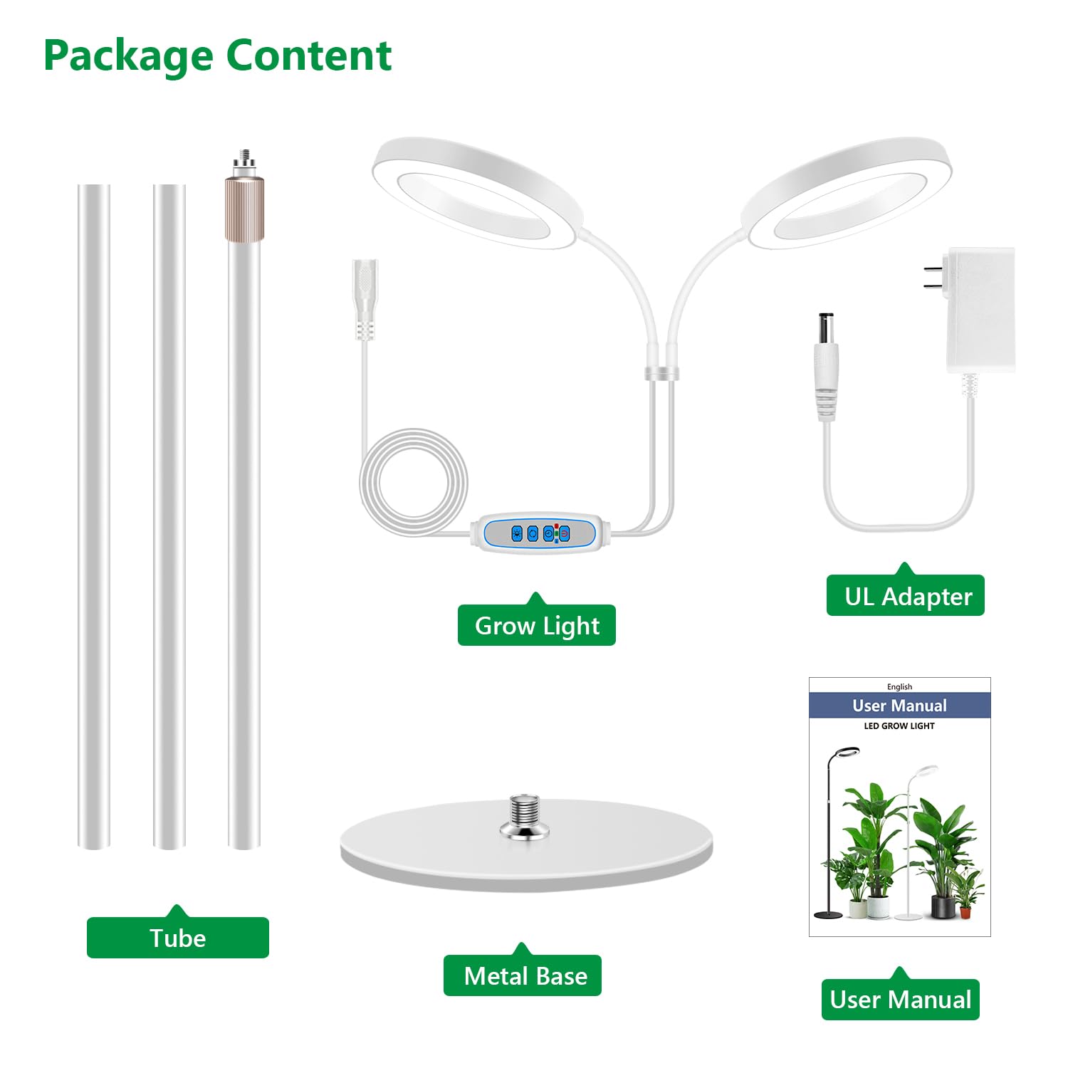 Aumtrly ambiente interior con varias plantas beneficiándose del espectro completo