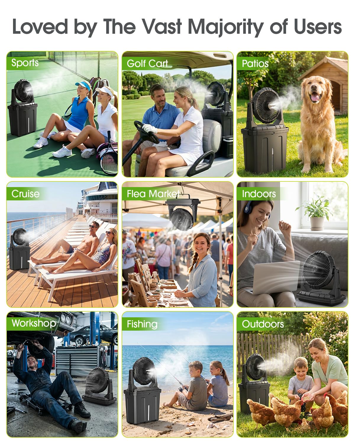 Ausic embalaje listo para regalo ideal para verano al aire libre