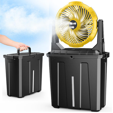 Ausic vista frontal con depósito 9L mostrando portabilidad y capacidad