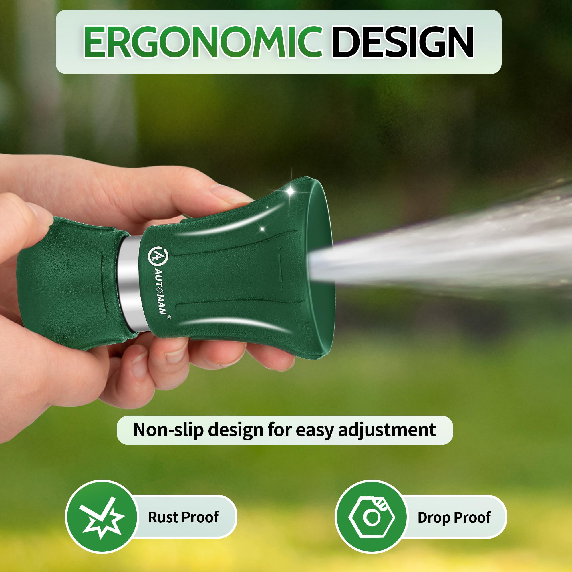 AUTOMAN comparación de tamaño en mano para entender escala y ergonomía