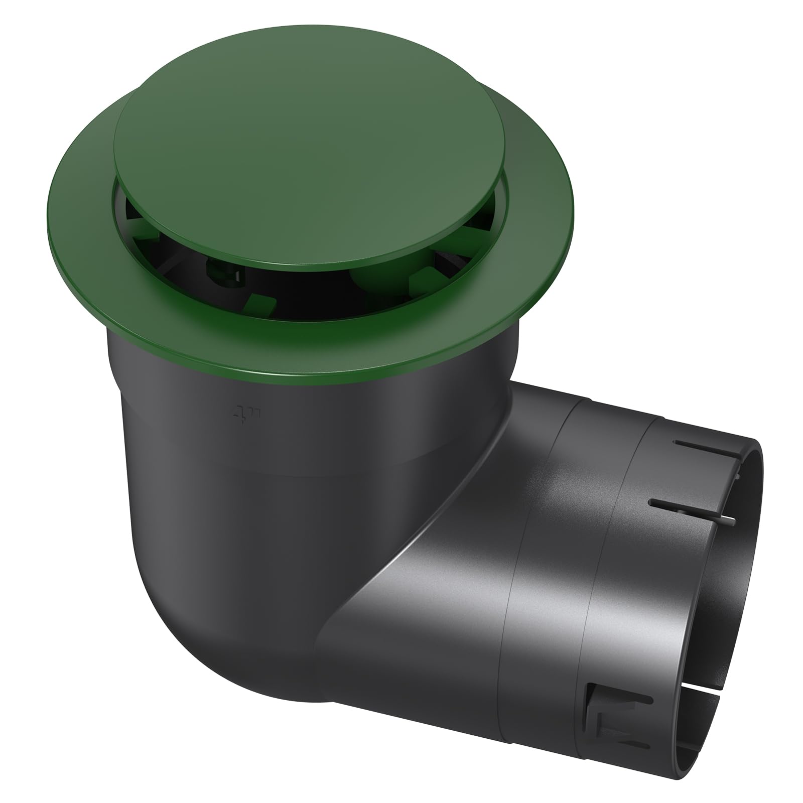 Avanhitch vista frontal del emisor 4" mostrando ajuste directo y durabilidad