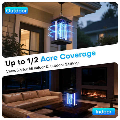 AVAXO luces LED decorativas creando ambiente y control de plagas