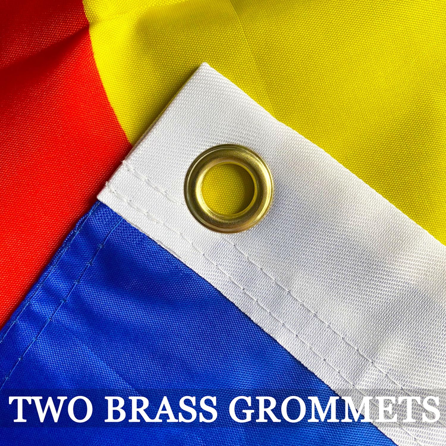 AXJBW bandera Colorado costuras reforzadas que previenen deshilachado