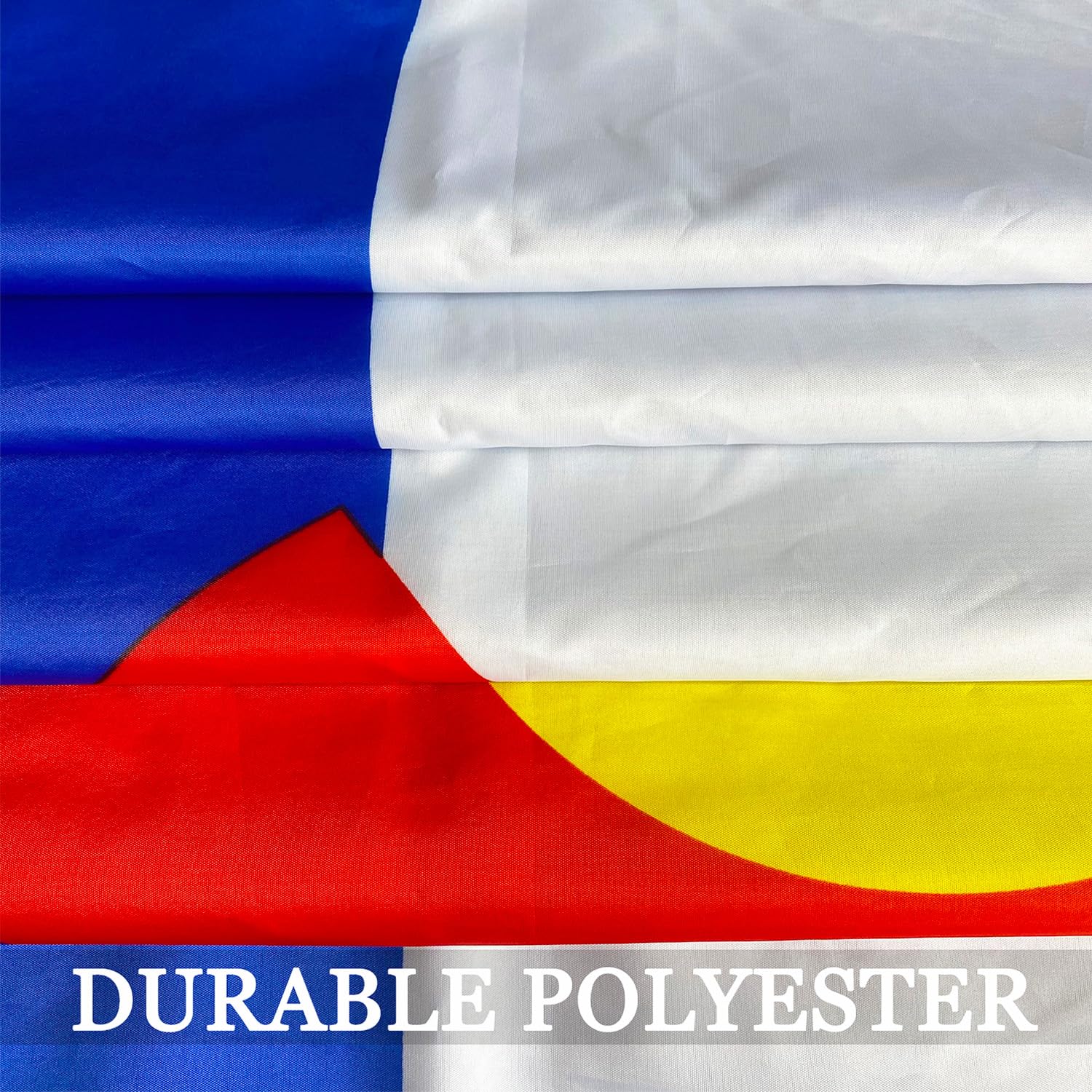AXJBW bandera Colorado ondeando en mástil ideal para exteriores