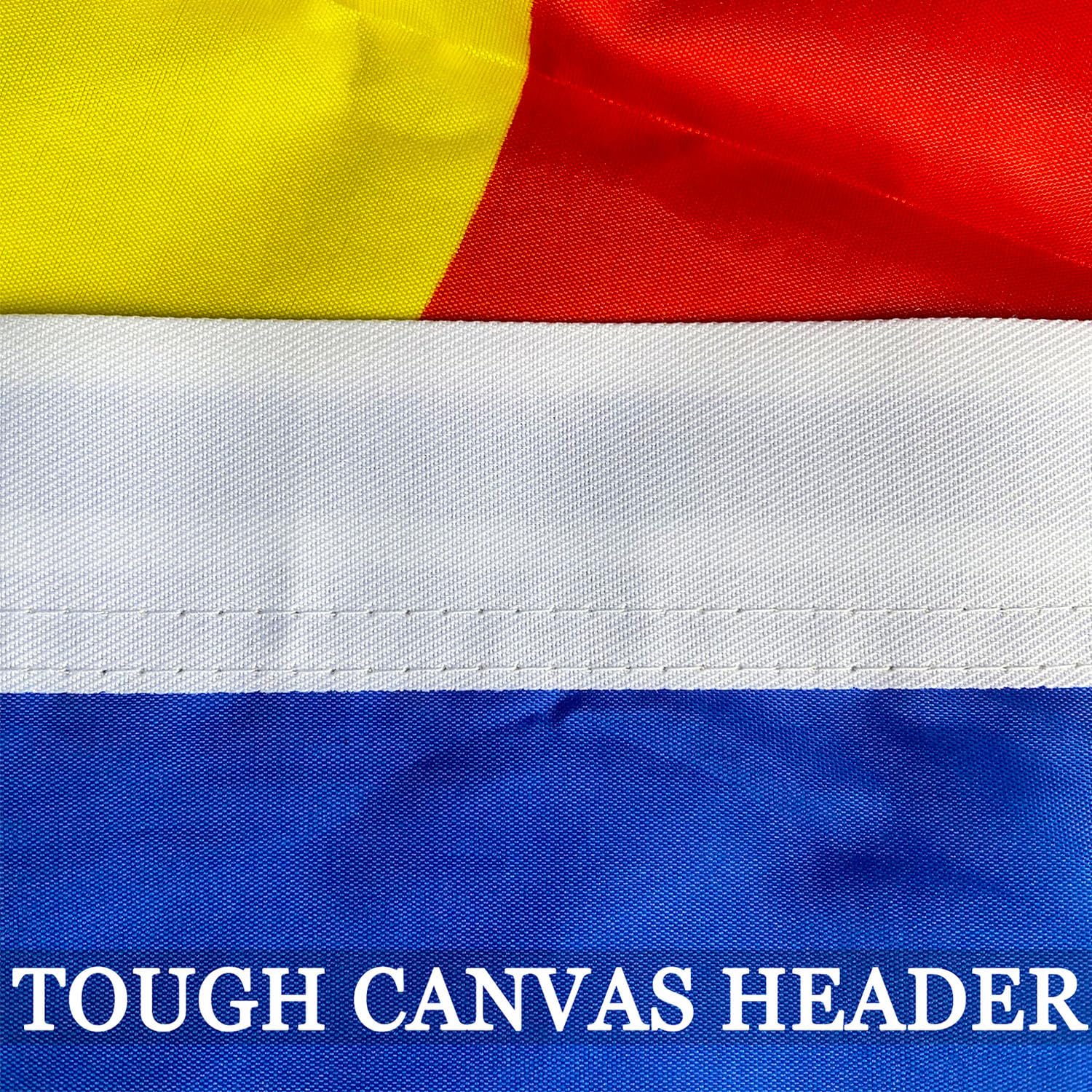 AXJBW bandera Colorado comparación de tamaño 3x5 pies para referencia