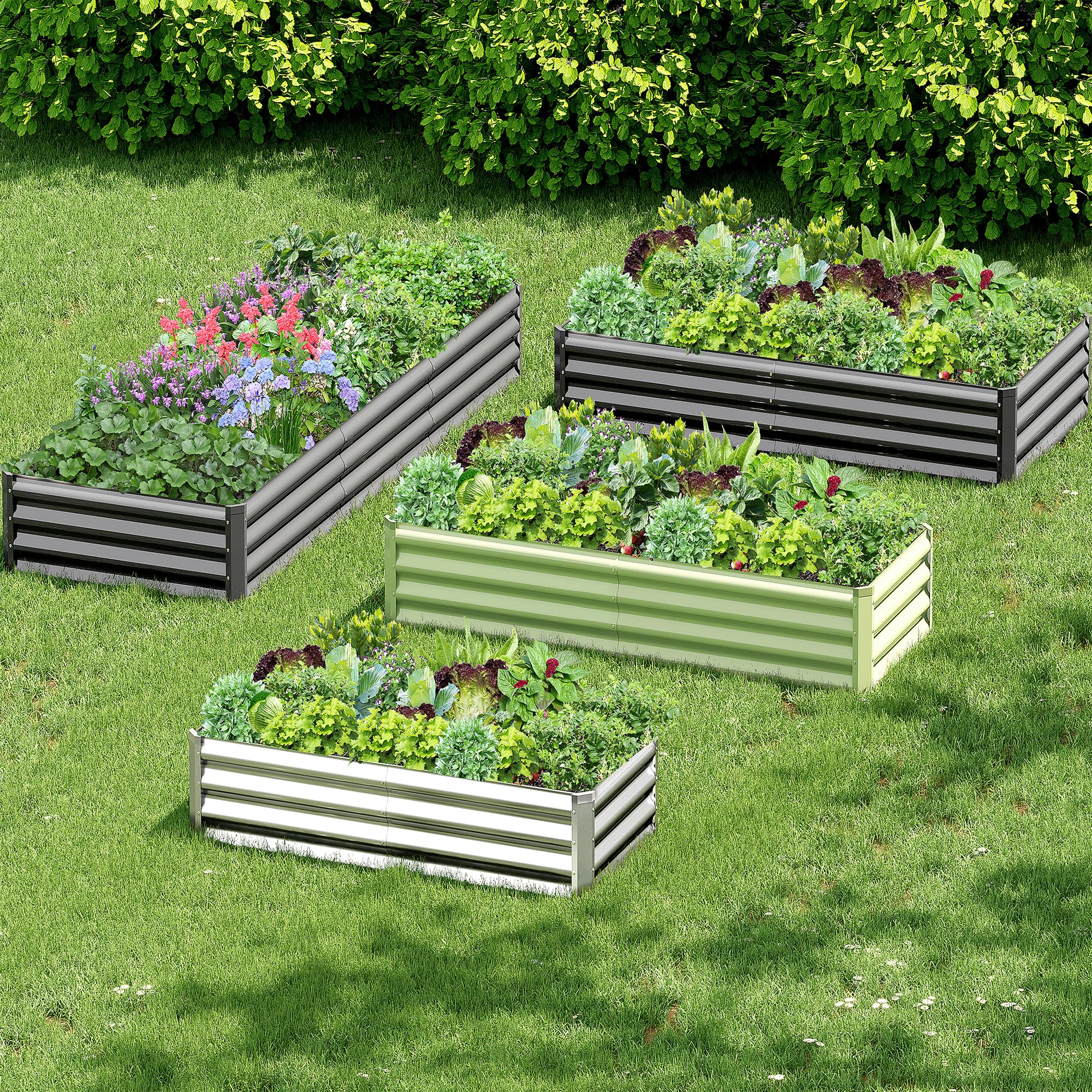 Ayen Guard cama integrada en jardín como solución estética y práctica