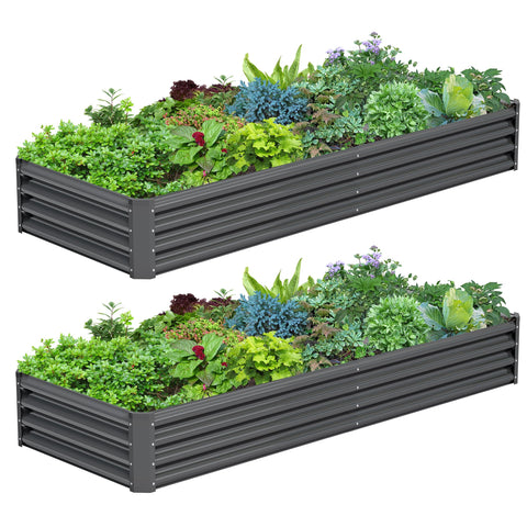 Ayen Guard frente de jardinera galvanizada mostrando robustez y capacidad