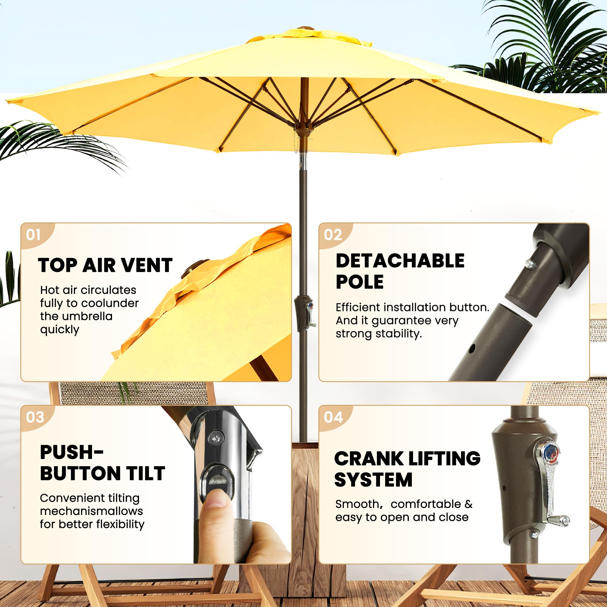 Ayge detalle de la tela 180G poliéster resistente al agua y a los rayos UV