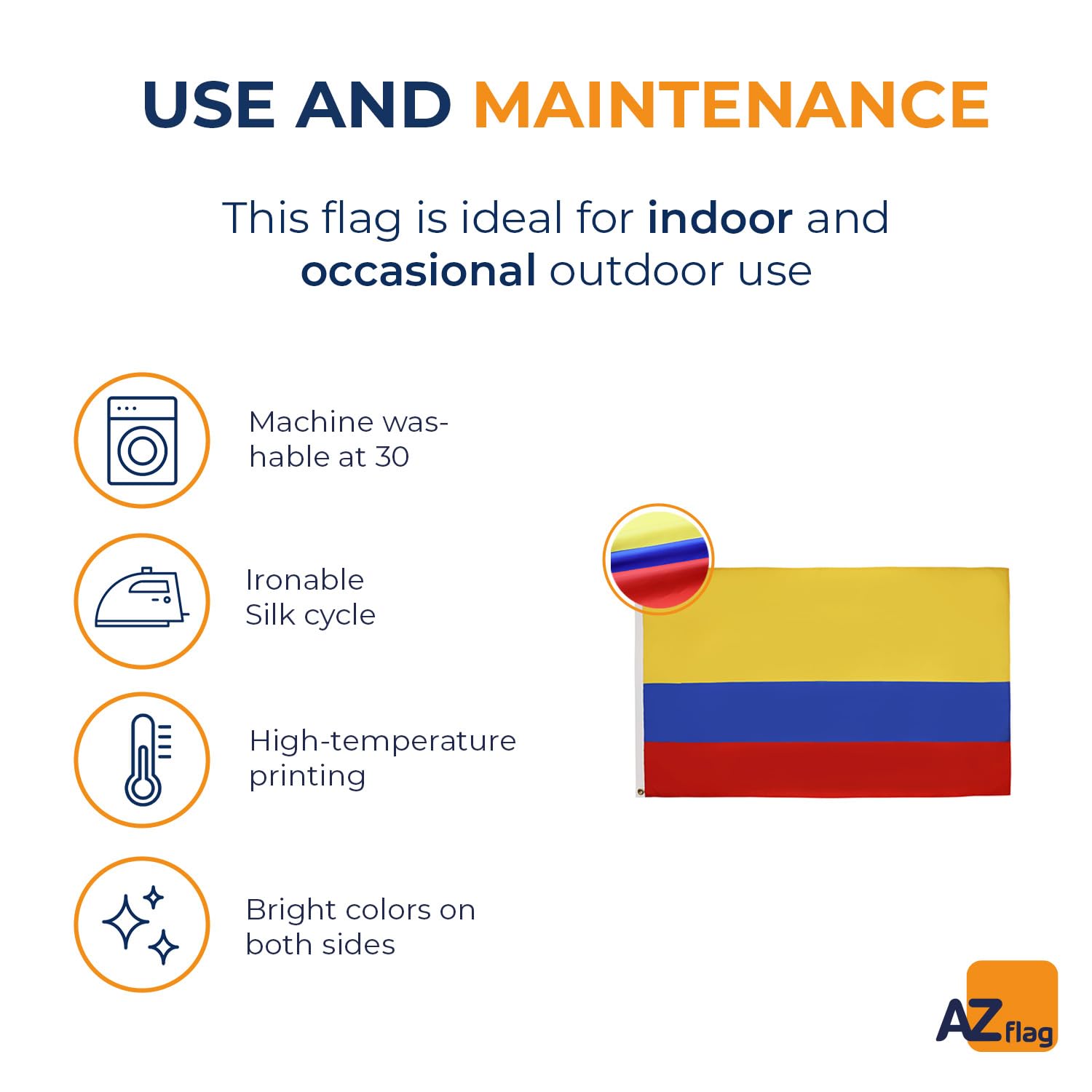 AZ FLAG comparación de tamaño para ver escala y proporción en espacio real