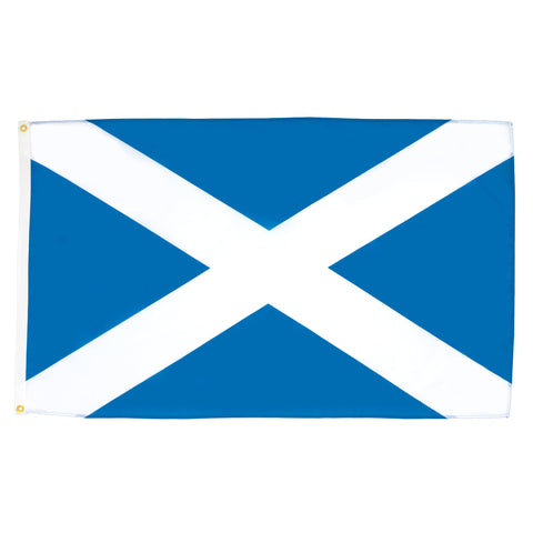 AZ FLAG bandera Escocia frontal mostrando colores vivos y visibilidad